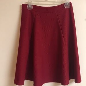 Red skirt